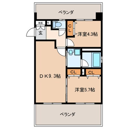 ウエスト フルハウスの物件間取画像